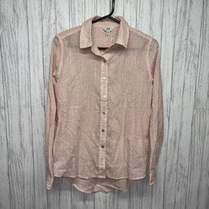 Womens Size XS Grayers Striped Button Down NWT
